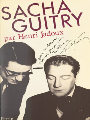 cover image of Sacha Guitry